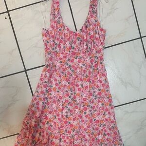 Derek Heart Pink Floral Dress